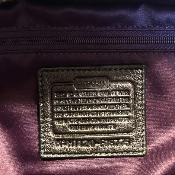 Coach Blue/Grey Bag - Picture 5 of 6